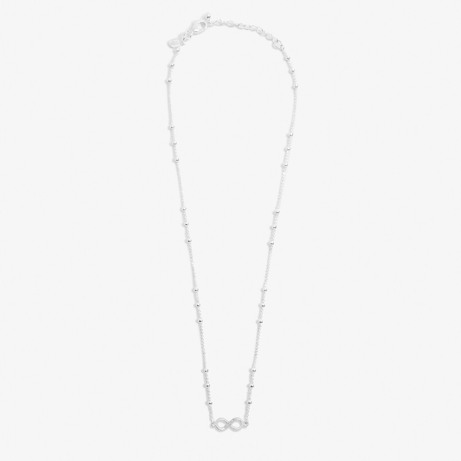 Joma Jewellery Forever Yours Necklace - Sterling Silver Plated Best Friend Gift for Women - Perfect for Anniversaries, Birthdays & Valentine's Day