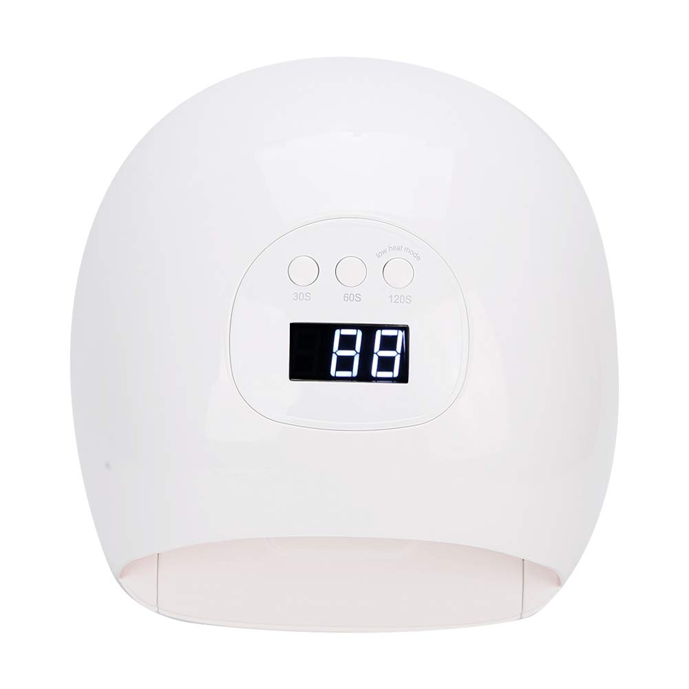 72W Professional UV LED Nail Lamp for Gel Polish - Painless Curing Light with 36 LED Chips & Detachable Base (110-240V) - Perfect for Salon, Home Manicure & Nail Art