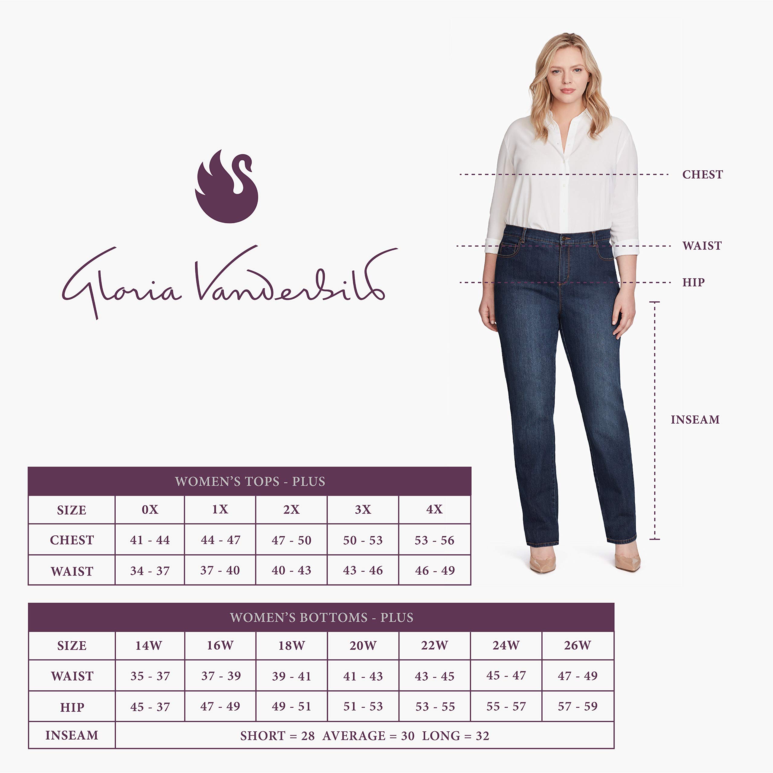 Gloria Vanderbilt Women's Amanda Denim Jean Jacket - Classic Stretch Denim Jacket for Women | Casual Wear, Layering & Outdoor Activities