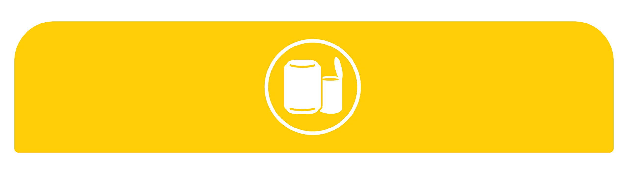 Rubbermaid 45 Gallon Yellow Commercial Recycling Bin with Sign - Ideal for Office, School & Public Spaces Waste Disposal