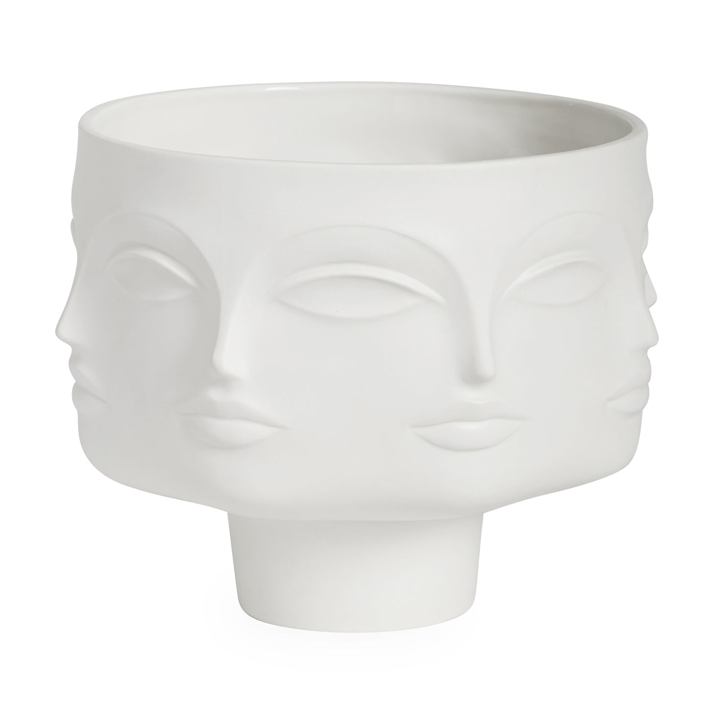 Dora Maar Pedestal Bowl - Elegant Ceramic Fruit Serving Bowl for Dining Table Centerpiece, Kitchen Decor & Home Entertaining