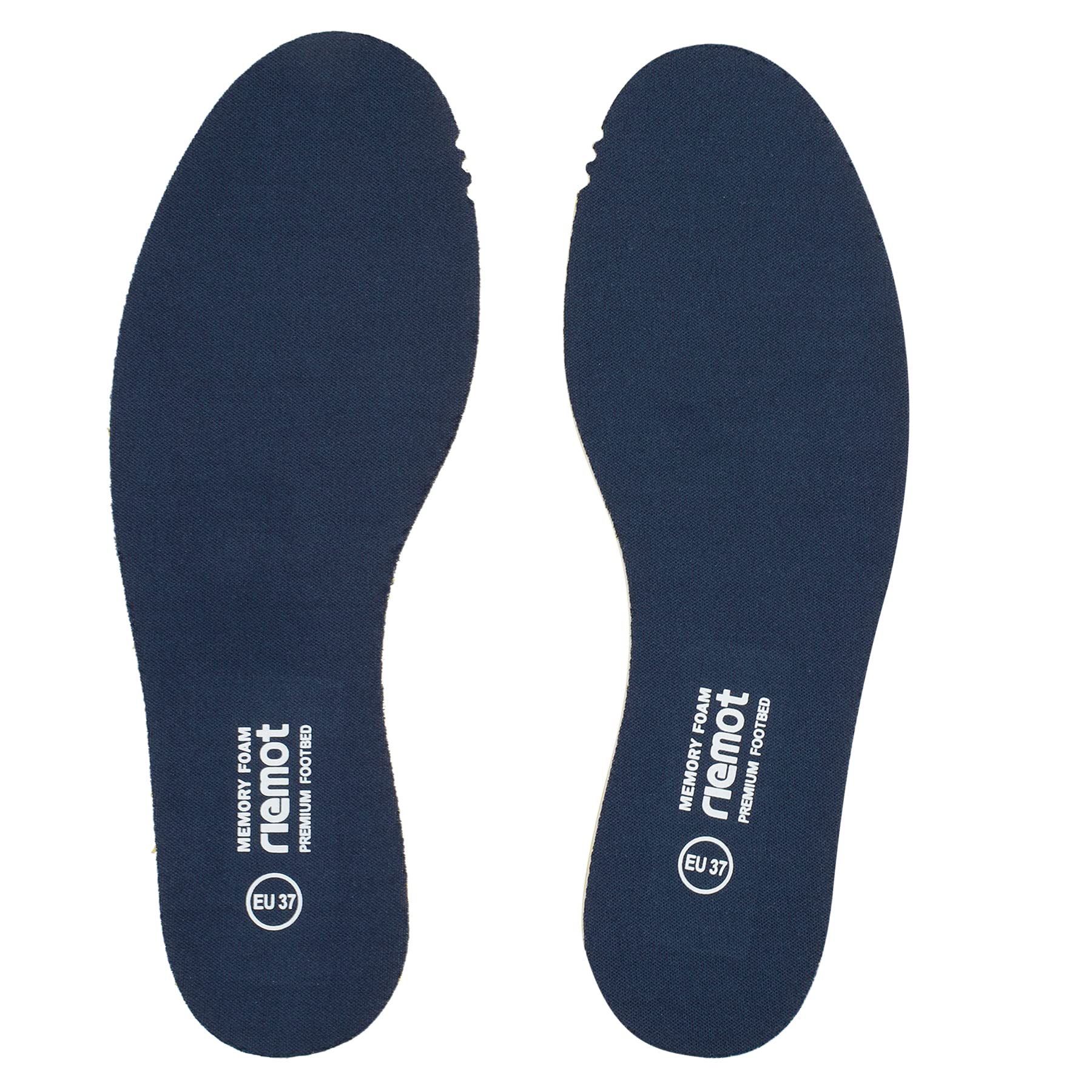 Memory Foam Insoles for Women & Men - Super Soft Shoe Inserts for Sneakers, Running Shoes, Boots & Slippers - Comfort Cushioning Replacement Innersoles (Navy, EU 39.5) - Perfect for All-Day Comfort & Support at Work, Gym or Walking