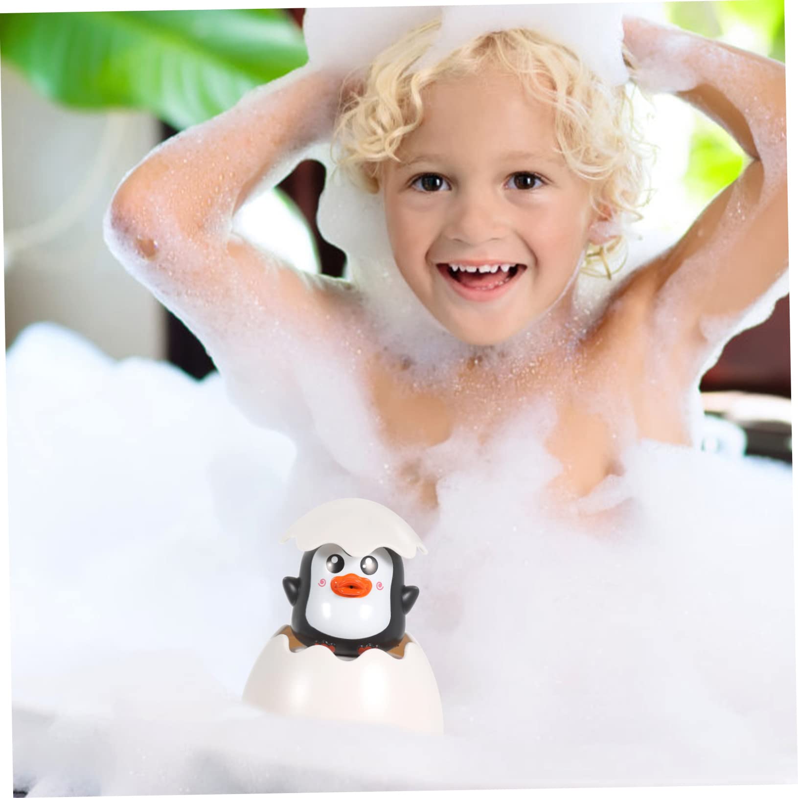 LALADEFIEE 3-Piece Bathtub Toys Set - Floating Bath Rinser & Foam Eggs for Kids, Fun Bath Time Sensory Play for Toddlers & Babies - Perfect for Bathtime, Pool, and Sensory Water Play Activities