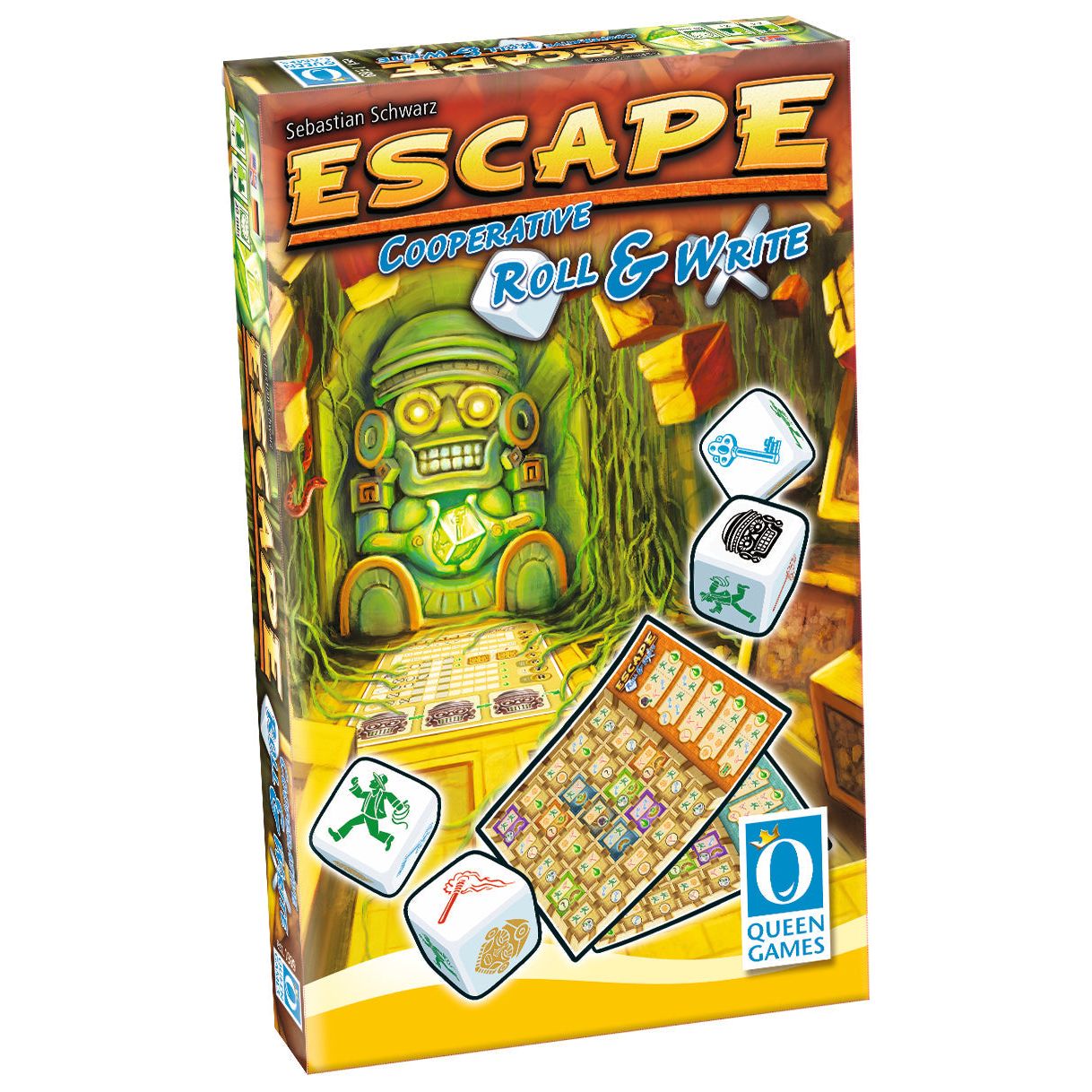 Escape: Roll & Write Board Game - Fun Strategy Adventure for Family Game Night & Parties | Perfect for Adults & Teens