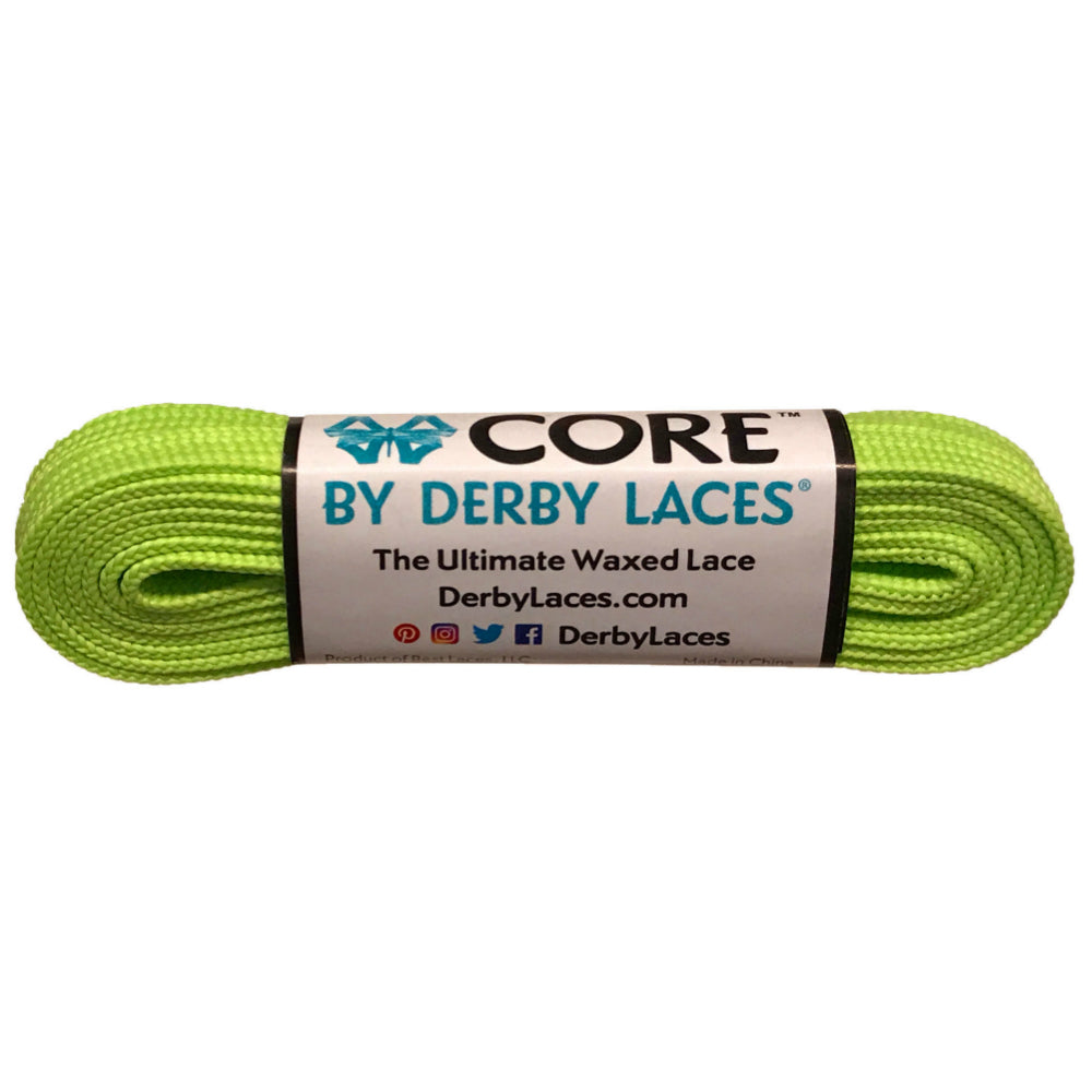 Derby Laces Core 6mm Shoe Laces - Premium Flat Waxed Shoelaces for Dress Shoes, Boots & Oxfords - Perfect for Formal Wear, Business Attire & Office Outfits