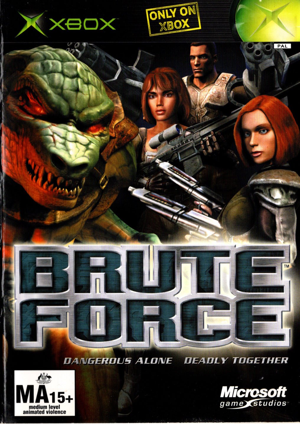 Brute Force Xbox Game - Action-Adventure Shooter for Xbox (PAL Version) - Perfect for Multiplayer Battles and Sci-Fi Gaming Enthusiasts