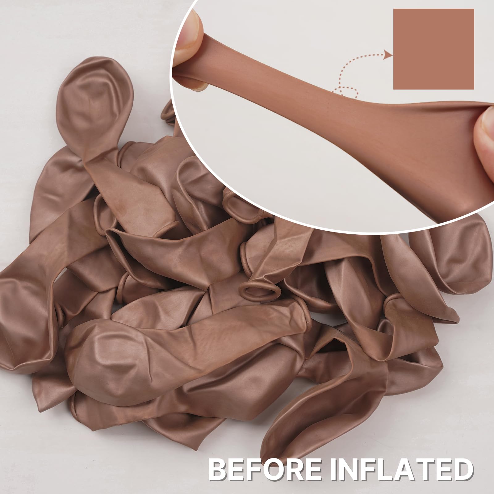 100pcs 12 Inch Metallic Rose Gold Balloons for Party Decorations - Perfect for Balloon Garlands, Arches, Bachelorette Parties & Weddings | Elegant Rose Gold-G107 Balloons for Birthdays, Baby Showers & Special Events