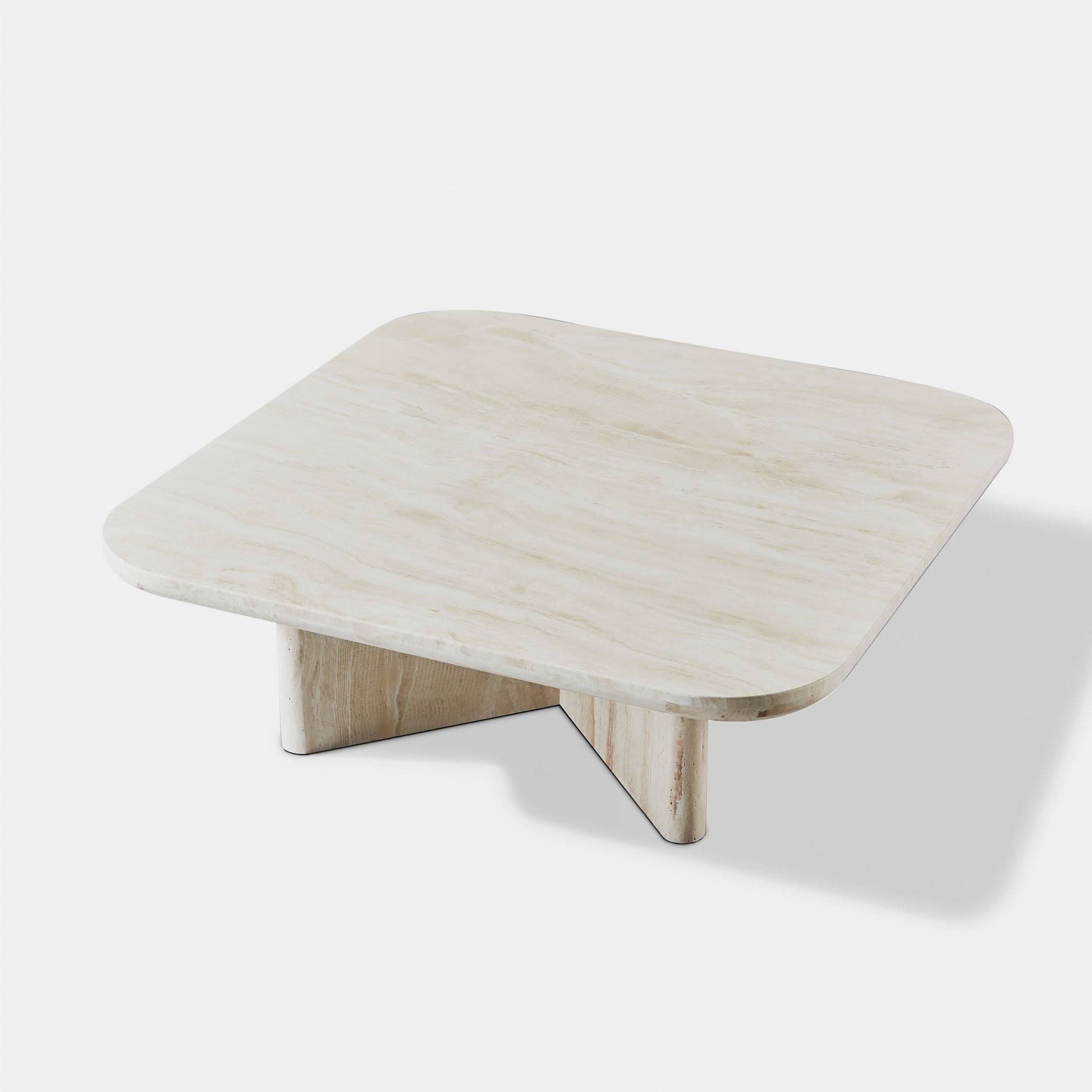 Ford Square Coffee Table - Modern Living Room Centerpiece for Home Decor, Coffee Table with Storage, Sturdy and Stylish - Perfect for Family Gatherings, TV Nights, and Hosting Guests