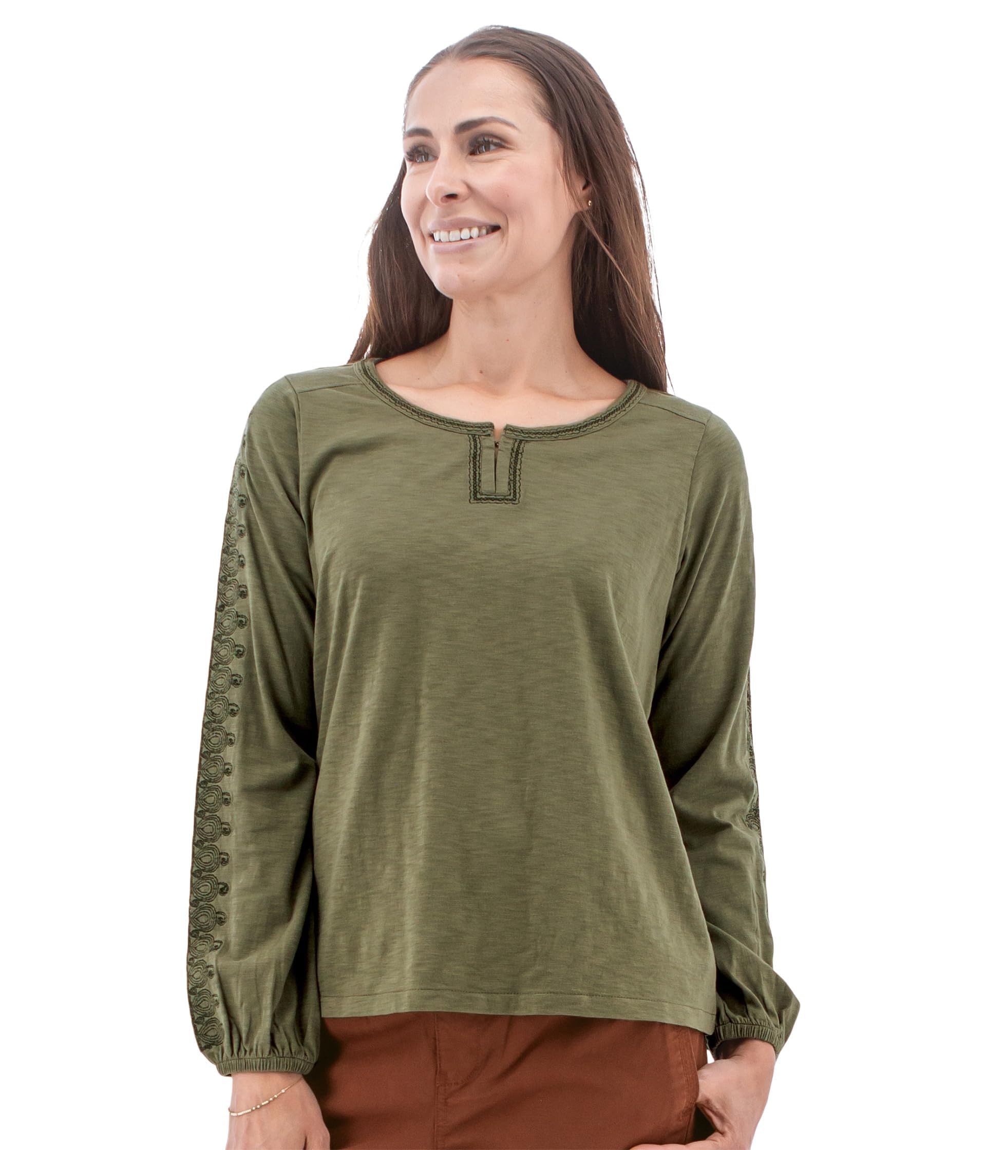 Aventura Women's Kalina Top - Stylish Casual Blouse for Everyday Wear | Perfect for Work, Dates & Outings
