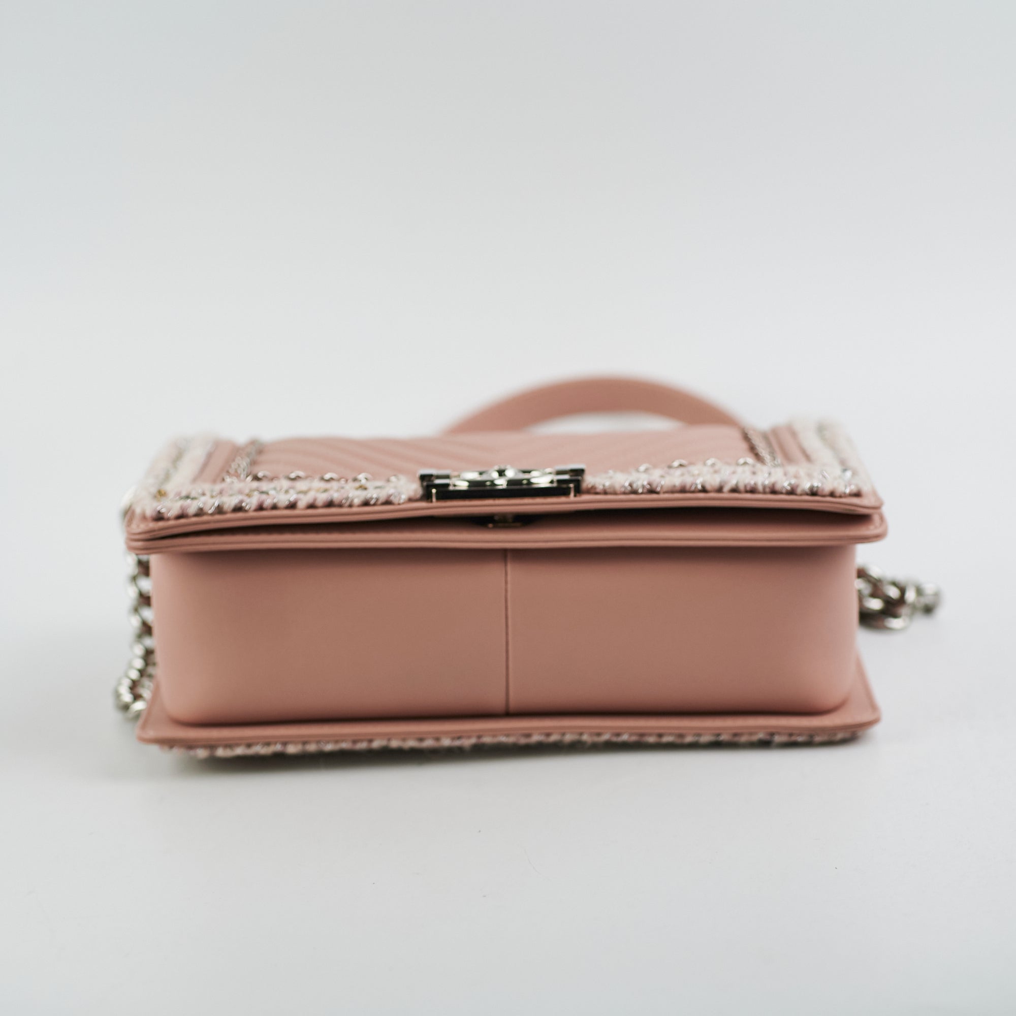 Chanel Old Medium Boy Bag in Pink - Luxury Quilted Leather Crossbody Bag for Women | Perfect for Date Night, Parties & Special Occasions