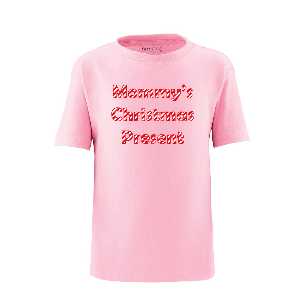 Unisex Kids Candy Cane Striped T-Shirt - Red & White Holiday Tee for Boys & Girls | Perfect for Christmas, Family Photos & Festive Outfits