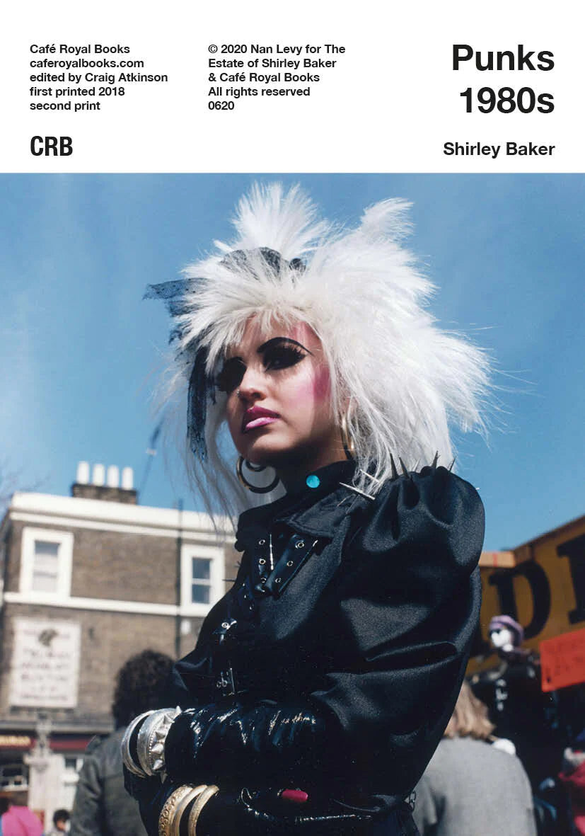 Vintage 1980s Punk Style Shirley Baker T-Shirt - Retro Punk Rock Fashion for Concerts, Parties & 80s Themed Events