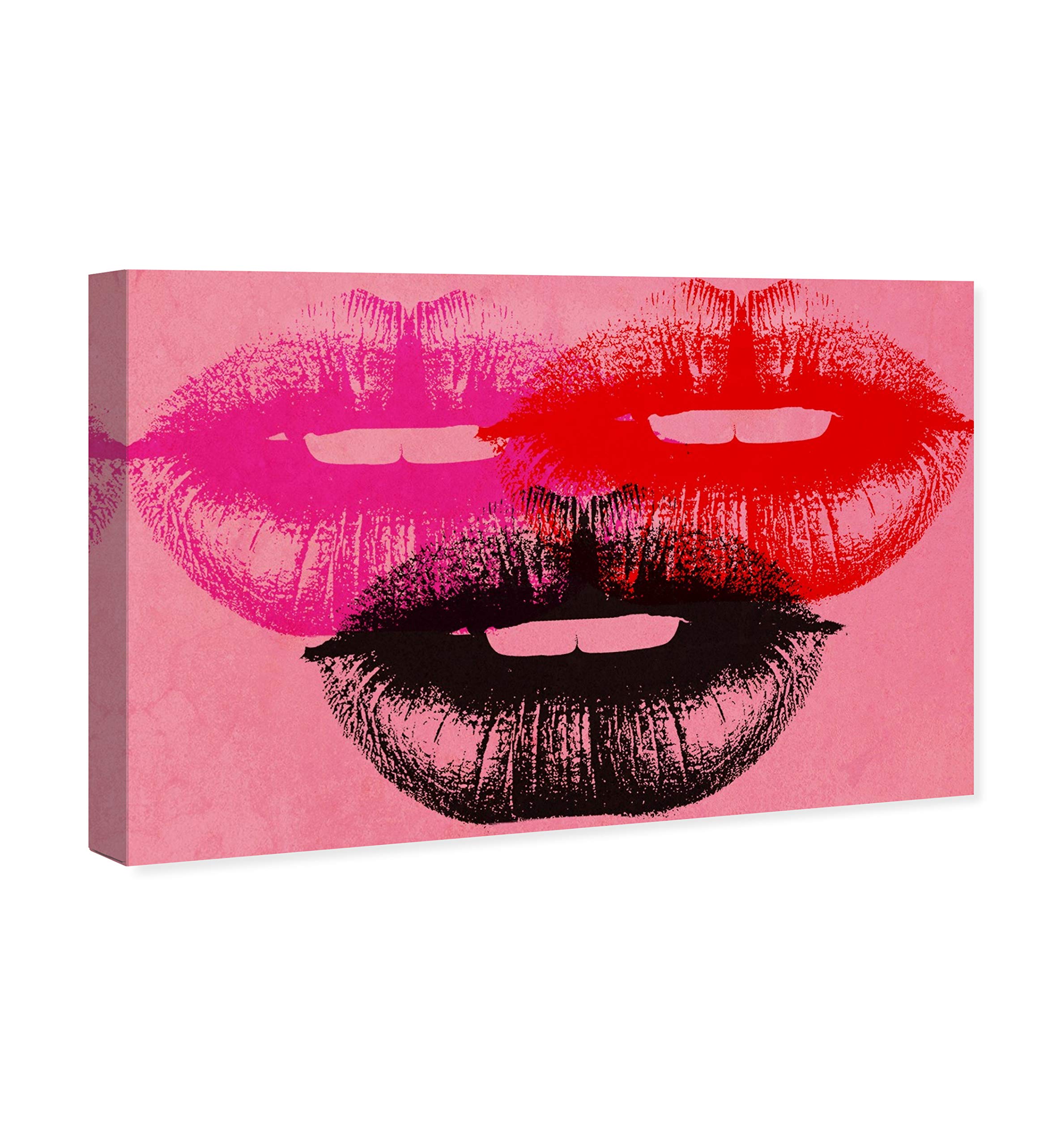 Pop Art Lips Wall Canvas Print - 30