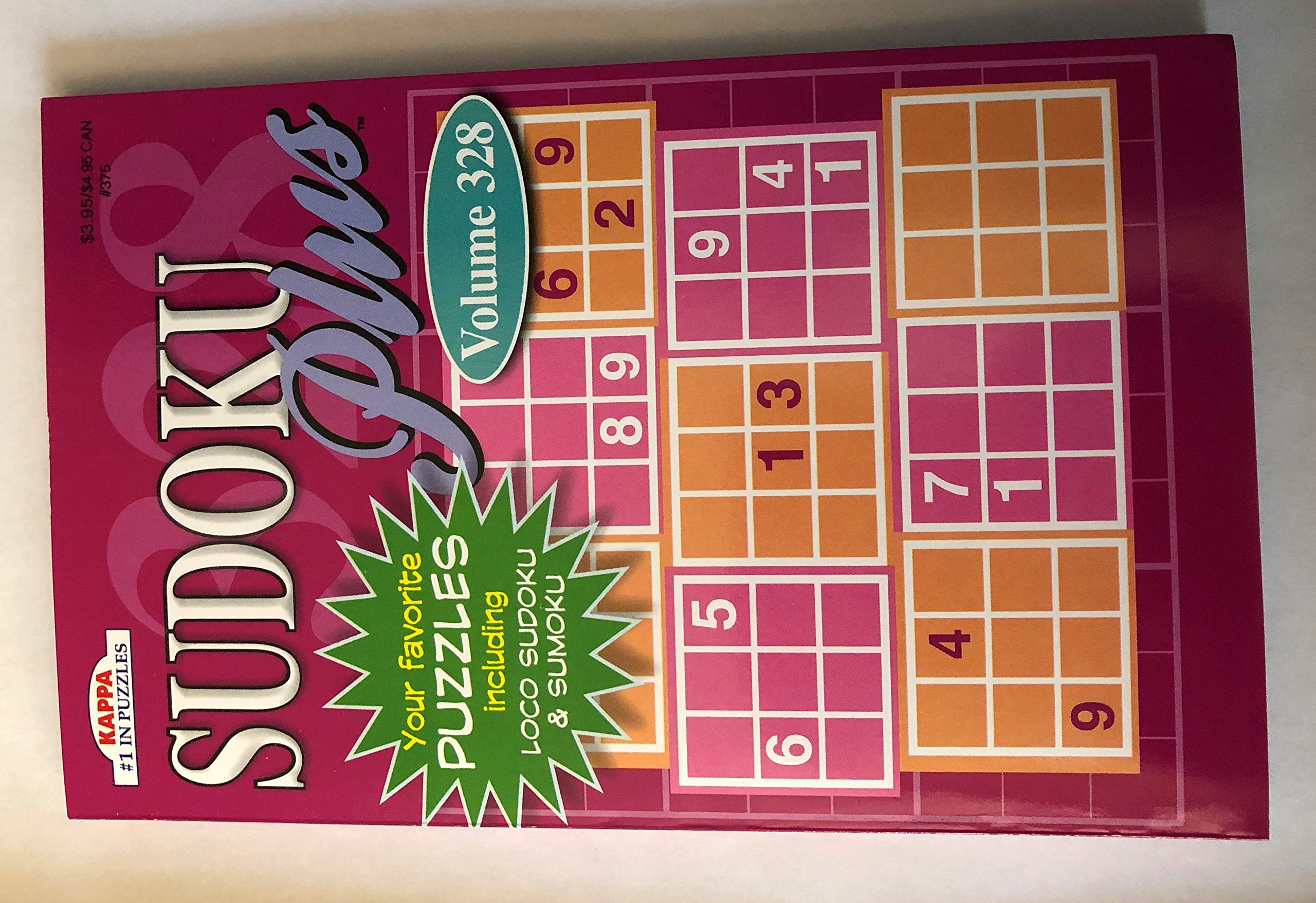 KAPPA Sudoku Puzzle Books for Adults - 300+ Brain Teaser Puzzles with Solutions | Perfect for Travel, Relaxation & Mental Exercise