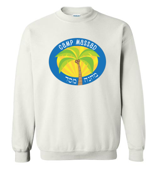 Massad Crewneck Sweatshirt for Men & Women | Soft Cotton Pullover Sweater | Casual Comfort Wear for Everyday, Lounge & Outdoor Activities