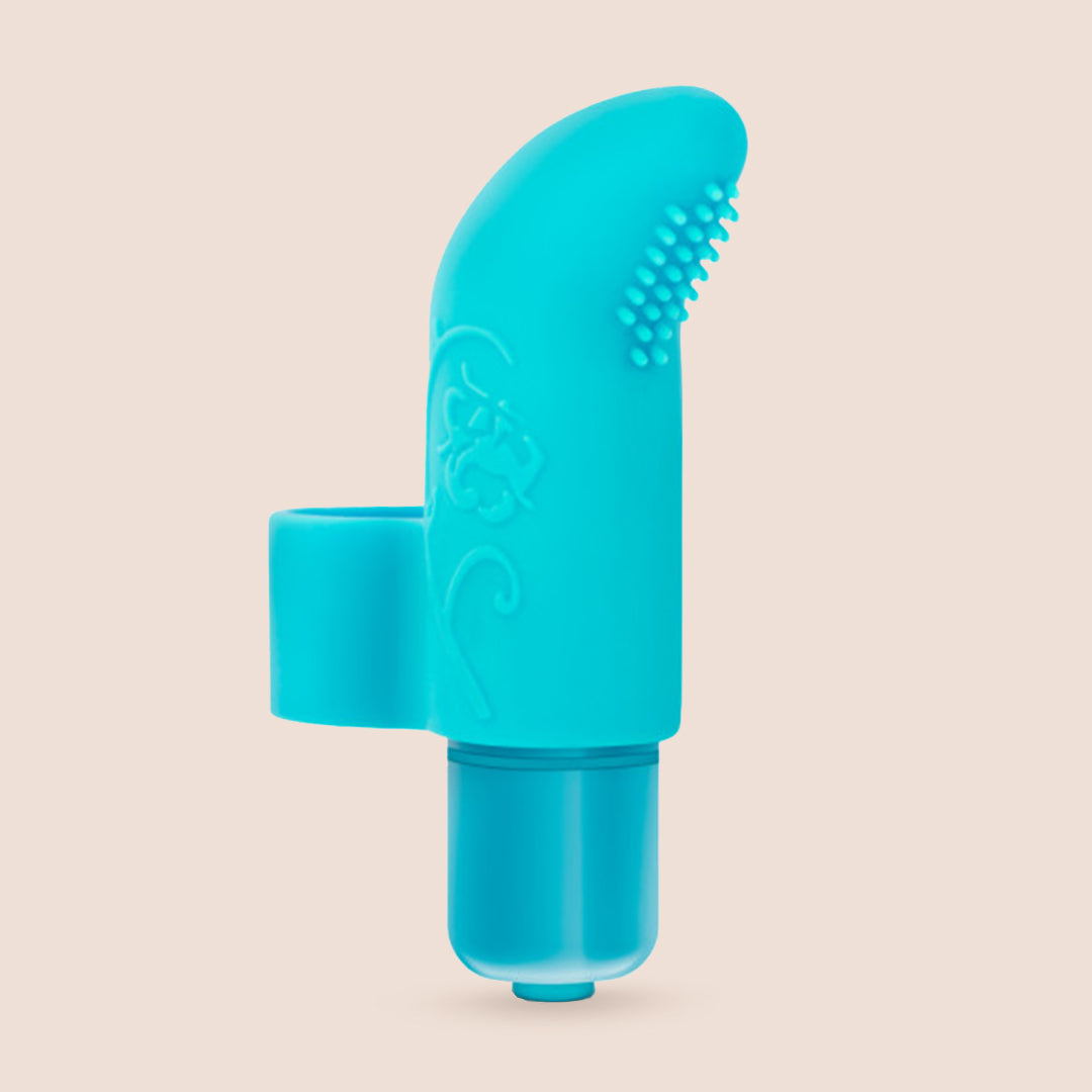 Play With Me Finger Vibe - Rechargeable Silicone Sleeve with Removable Bullet Vibrator for Couples | Waterproof & Body-Safe Adult Toy for Foreplay, Massage & Intimate Moments