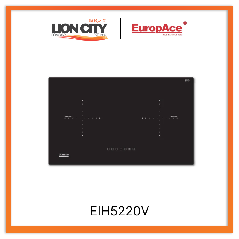 Europace EIH5220V 75cm Built-in Induction Hob - 4 Zone Ceramic Cooktop with Touch Control, Energy Efficient for Modern Kitchens | Perfect for Home Cooking, Restaurants & Small Spaces