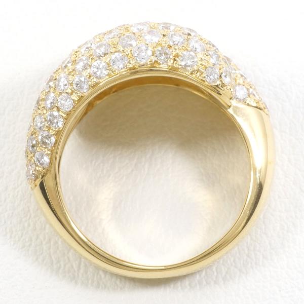 18K Yellow Gold Diamond Ring for Women - Elegant Wedding, Engagement & Anniversary Jewelry Gift - Perfect for Special Occasions