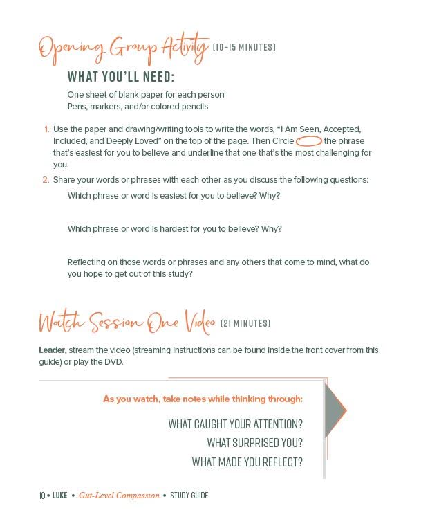 Luke Bible Study Guide with Streaming Video: Gut-Level Compassion - Beautiful Word Bible Studies for Small Groups, Personal Devotion & Church Ministry