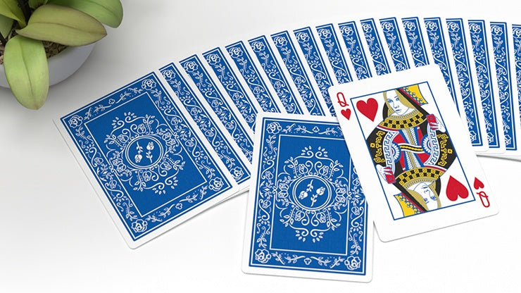 Premium Black Roses & Blue Magic Playing Cards - Elegant Design for Poker, Magic Tricks & Cardistry - Perfect for Game Nights, Performances & Collectors