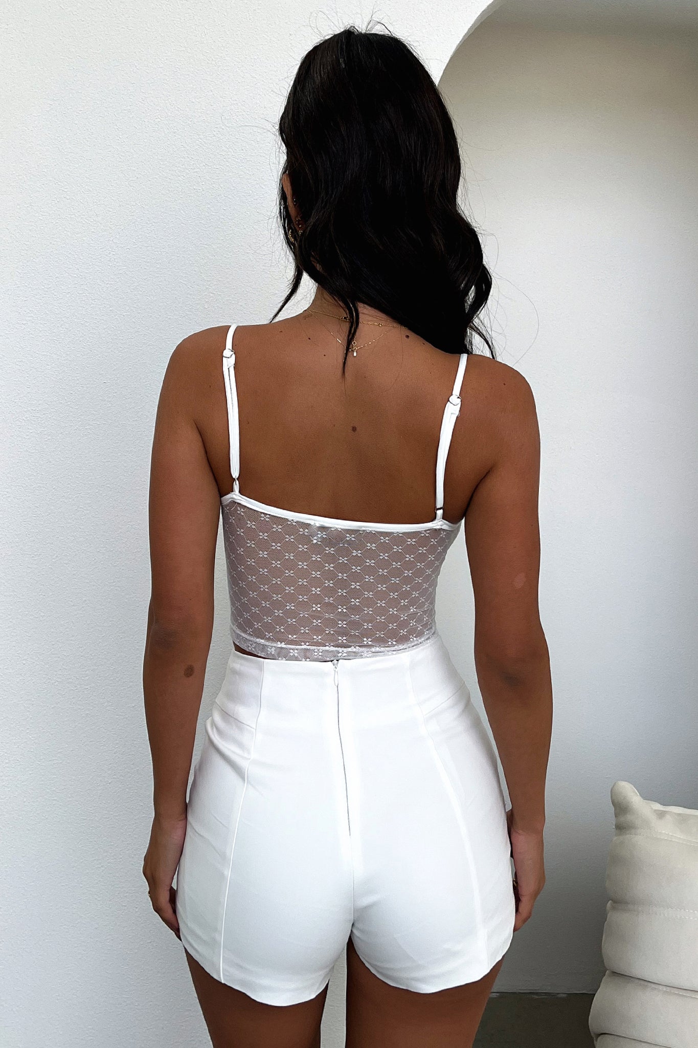 Kacey Crop Top - Women's Fashion White Short Sleeve Shirt for Summer Outfits & Casual Wear | Perfect for Beach, Party & Daily Style