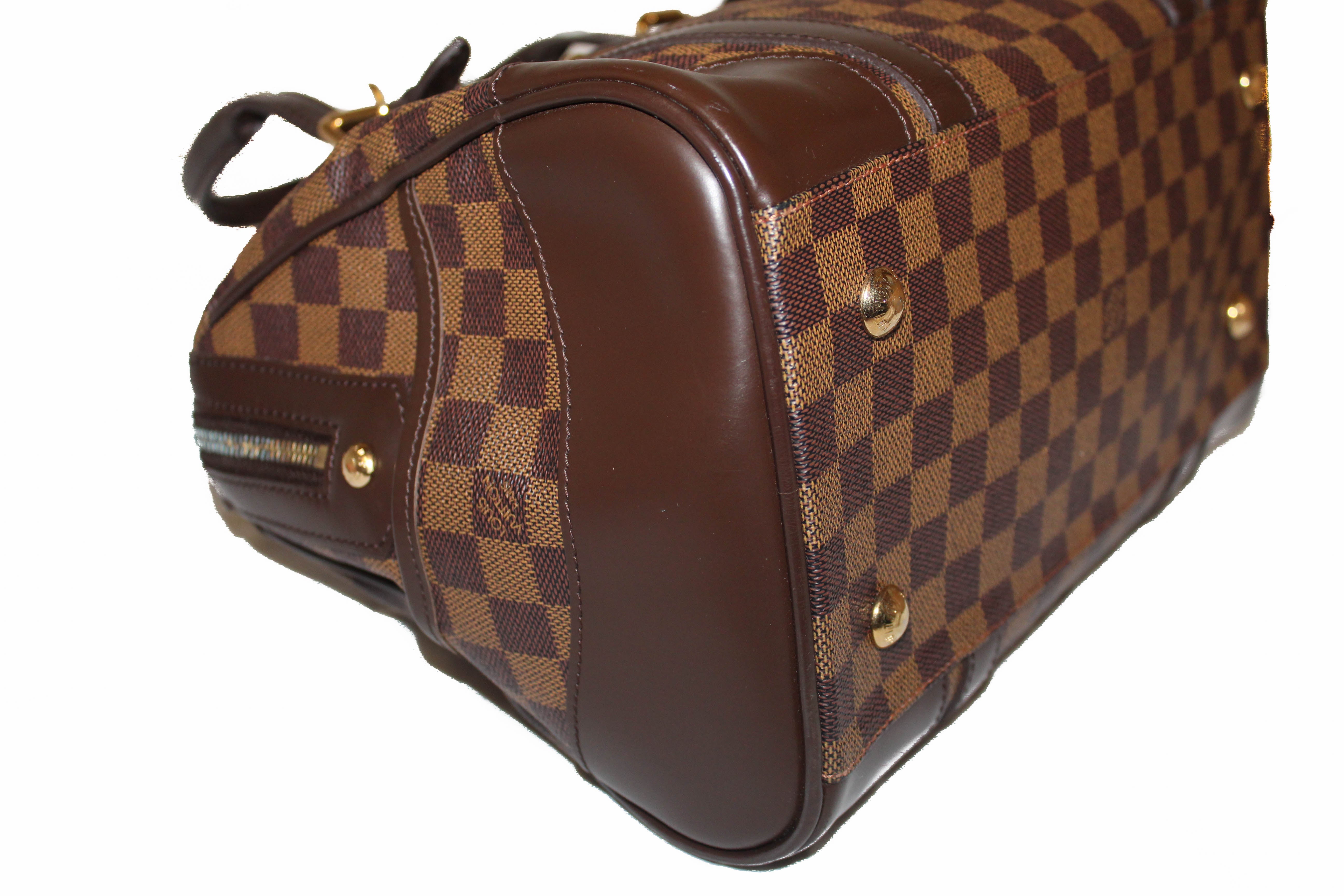 Authentic Louis Vuitton Damier Ebene Berkeley Handbag for Women - Luxury Designer Shoulder Bag & Crossbody Purse - Perfect for Work, Travel & Evening Events