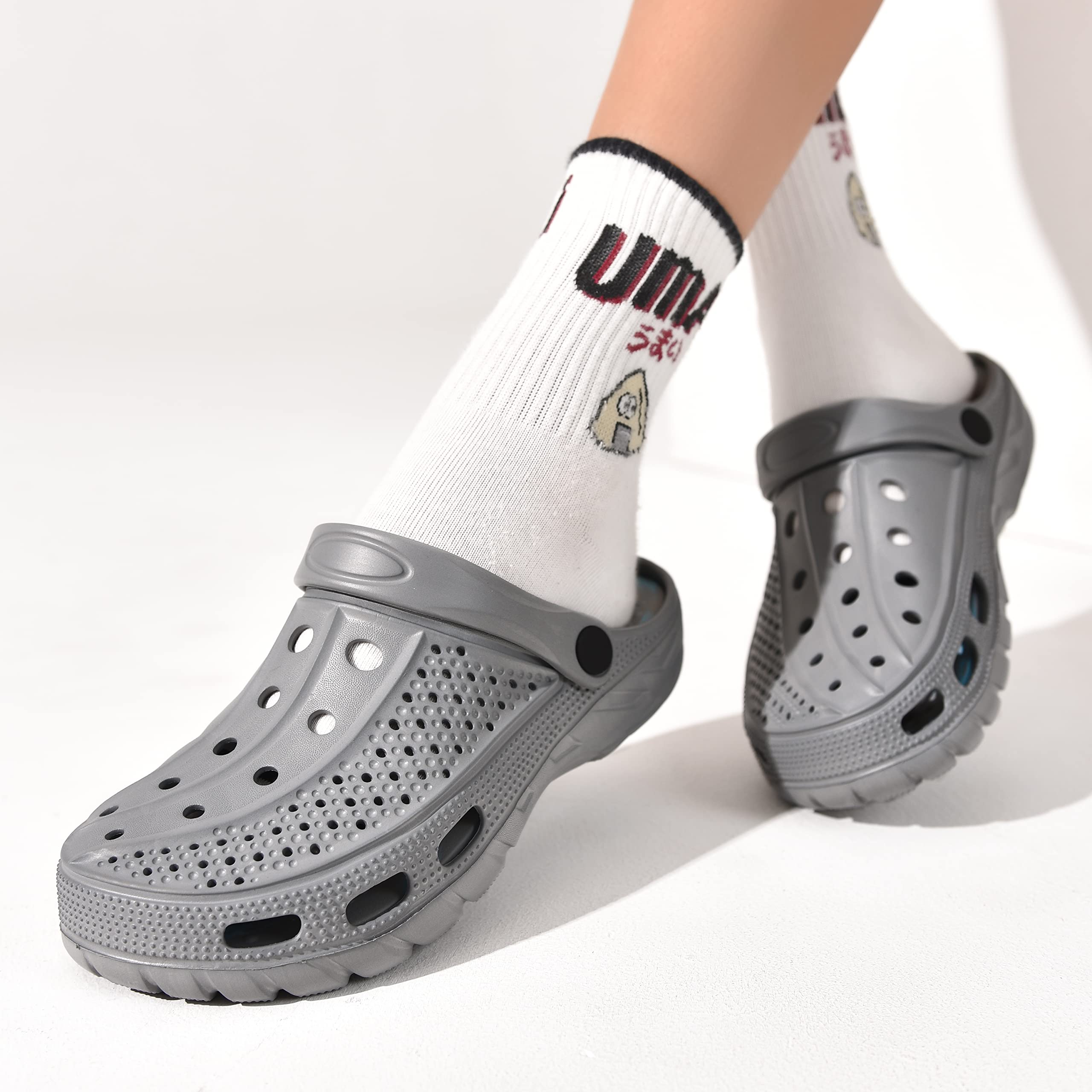 ChayChax Arch Support Clogs for Men & Women - Slip-On Garden Shoes with Removable Cushion Footbed - Perfect for Outdoor, Beach & Casual Wear