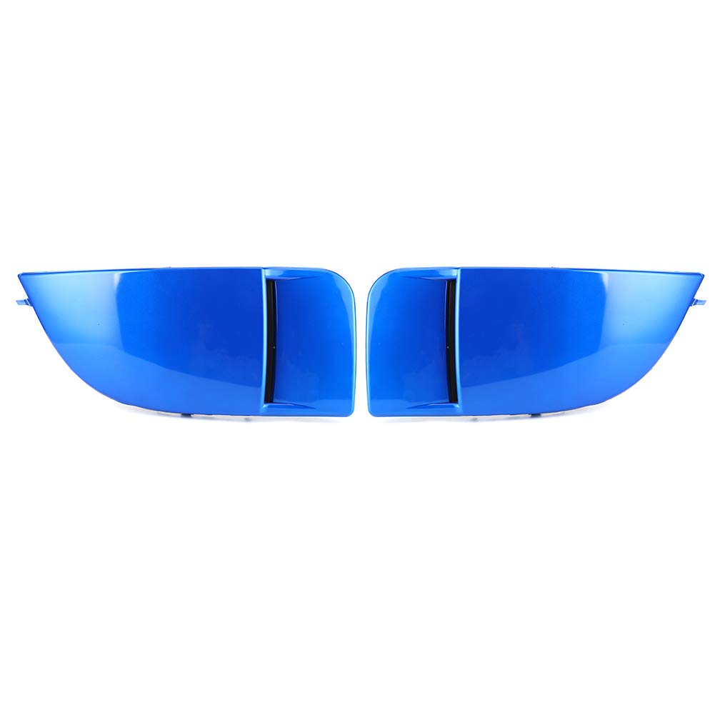 2004-2005 Subaru Impreza WRX STI Fog Light Covers - 1 Pair Blue Front Fog Lamp Bezels & Trim for 8th Gen STI | Weather Protection & Custom Style Upgrade for Rally & Street Driving
