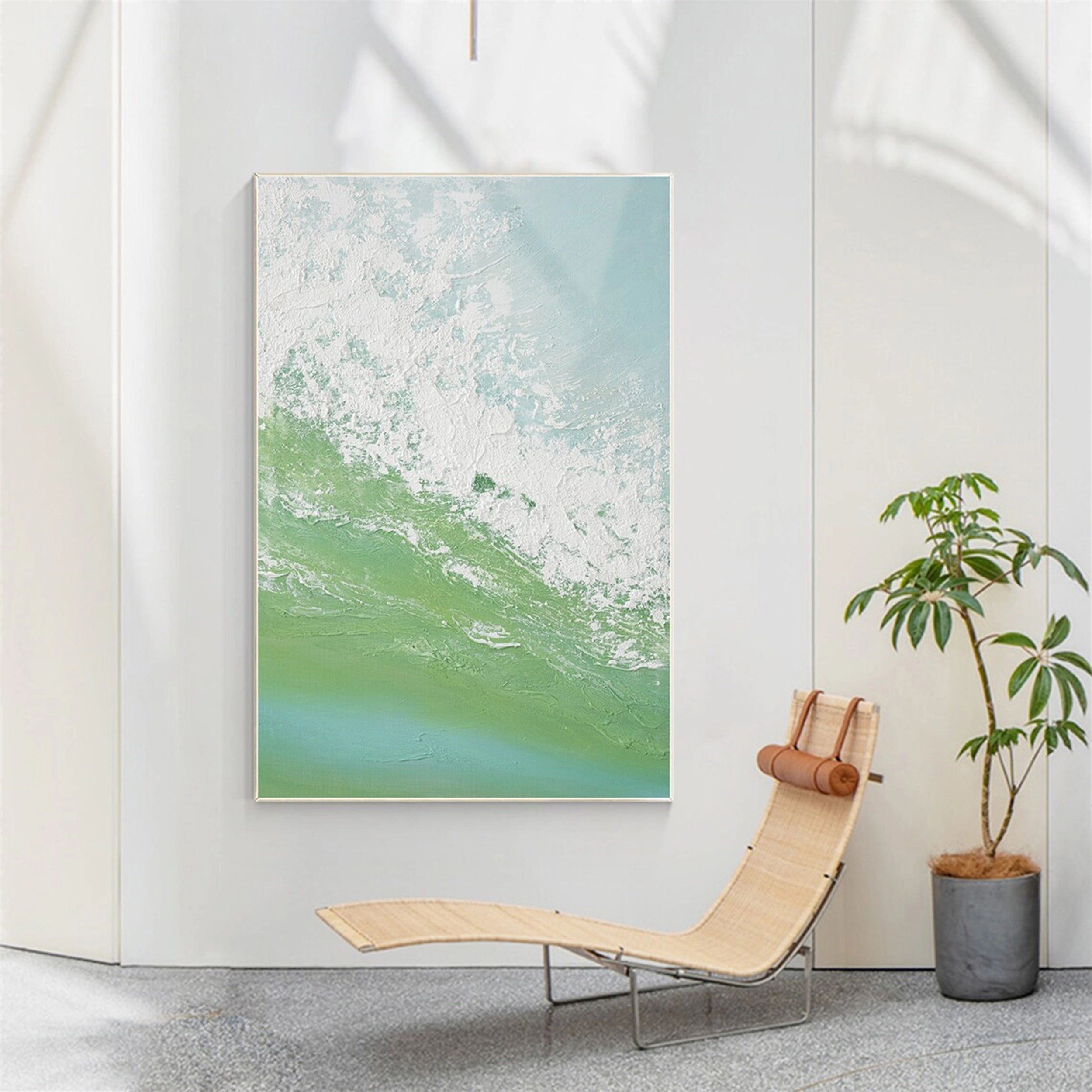 Ocean and Sky Painting #OS 080 - Stunning Seascape Wall Art for Home & Office Decor - Perfect for Living Room, Bedroom or Beach House