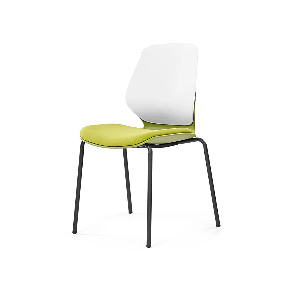 KALEIDO 4 Leg Steel Chair - Heavy Duty Metal Dining Chair for Kitchen, Restaurant, Office & Outdoor Use