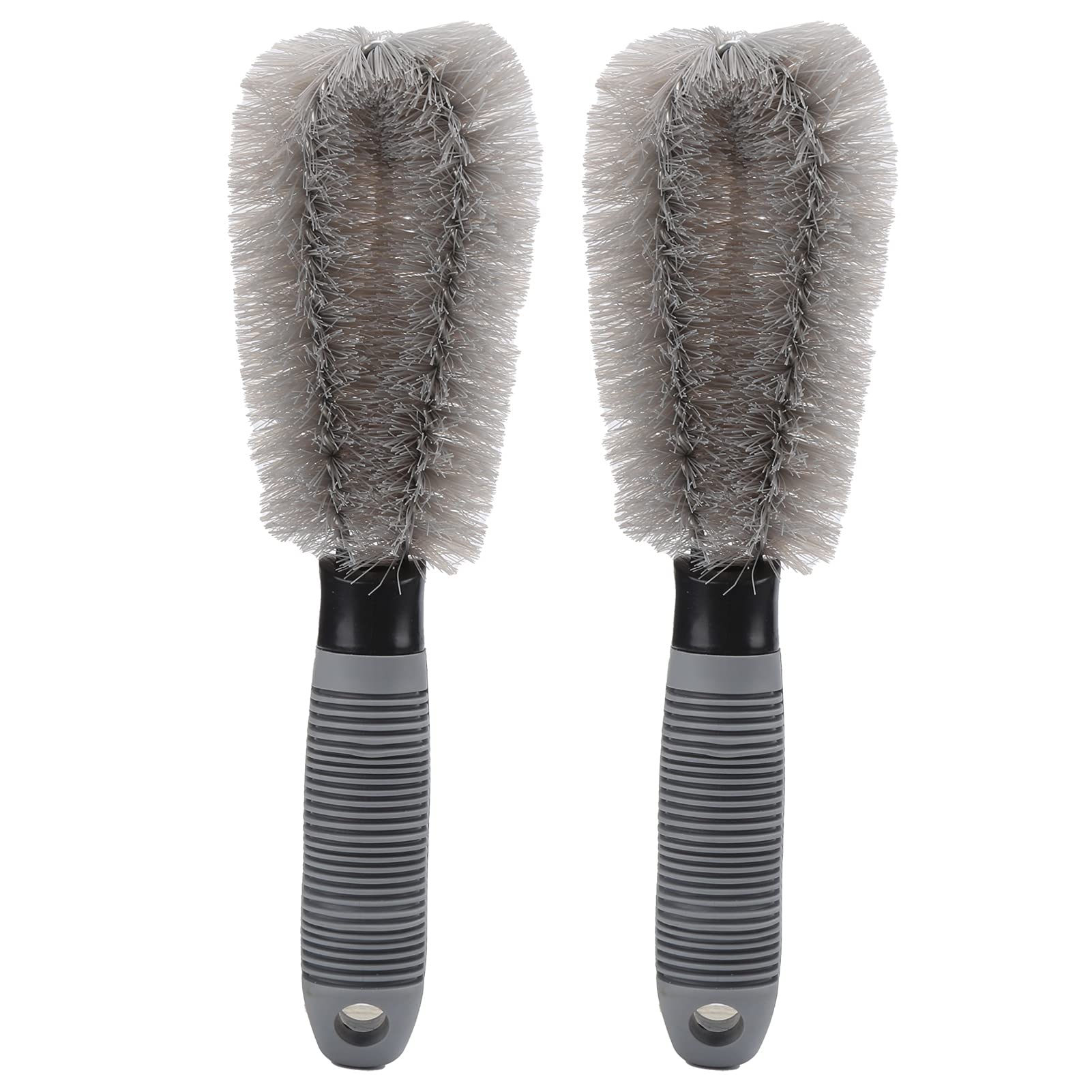 Yosoo 10.2 Inch Car Wheel Rim Cleaning Brush with Ergonomic Handle - Heavy Duty Tire, Exhaust Nozzle & Engine Compartment Cleaning Tool - Perfect for Car Detailing, Auto Maintenance & DIY Cleaning