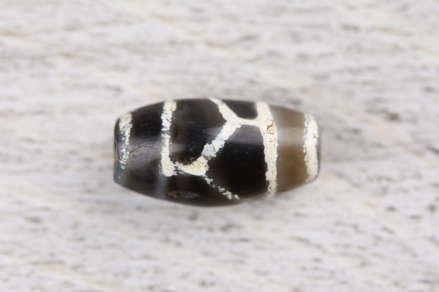 Authentic Ancient Longevity Dzi Bead - Tibetan Buddhist Protection Amulet for Good Luck & Spiritual Healing | Perfect for Meditation, Energy Balancing & Personal Blessings
