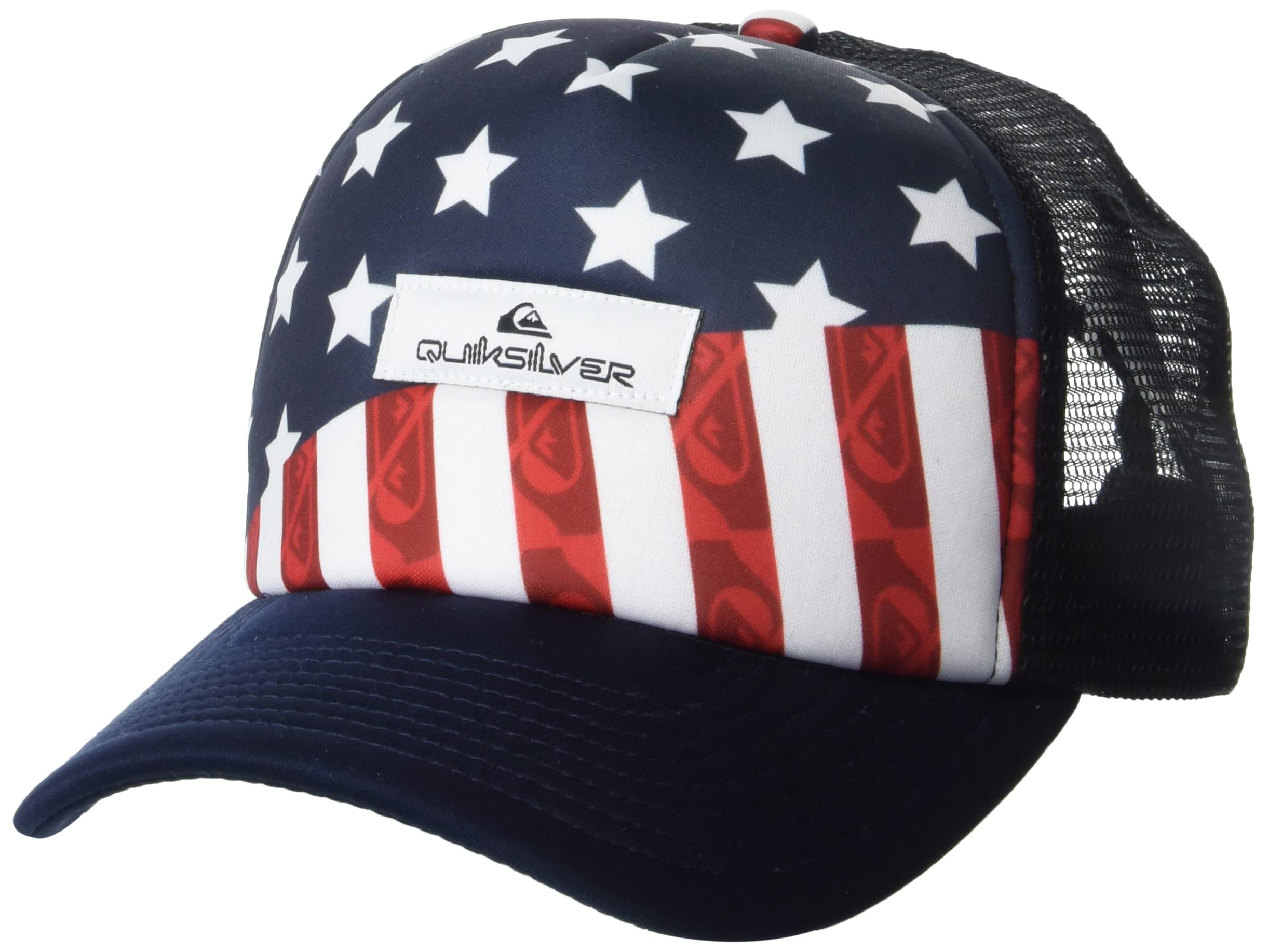 Quiksilver Men's Pidgeon Coop Trucker Hat - Adjustable Snapback Cap for Outdoor Activities, Beach, Surfing & Casual Wear