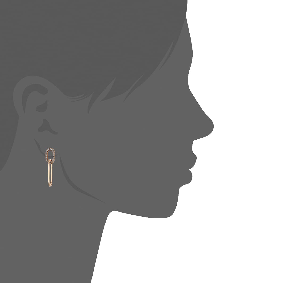 Mackenna Stud Earrings for Women - .925 Sterling Silver or 18K Gold Plated Cubic Zirconia Hoop Earrings | Hypoallergenic, Dangle, Paper Clip & Safety Pin Style | Perfect for Teens, Parties, Work & Everyday Wear