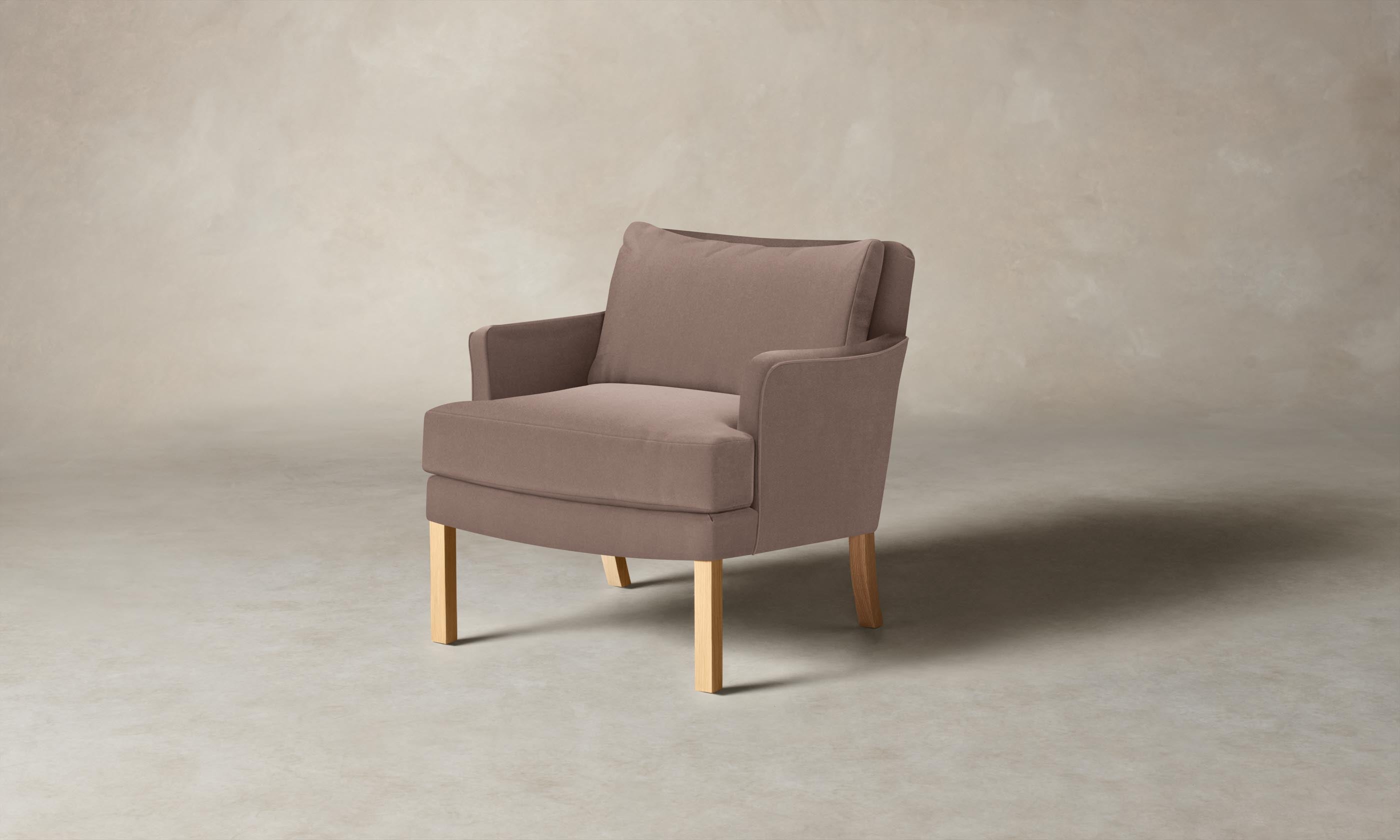 Kaye Mohair Peony Chair - Elegant Upholstered Accent Chair for Living Room, Bedroom, or Office Decor
