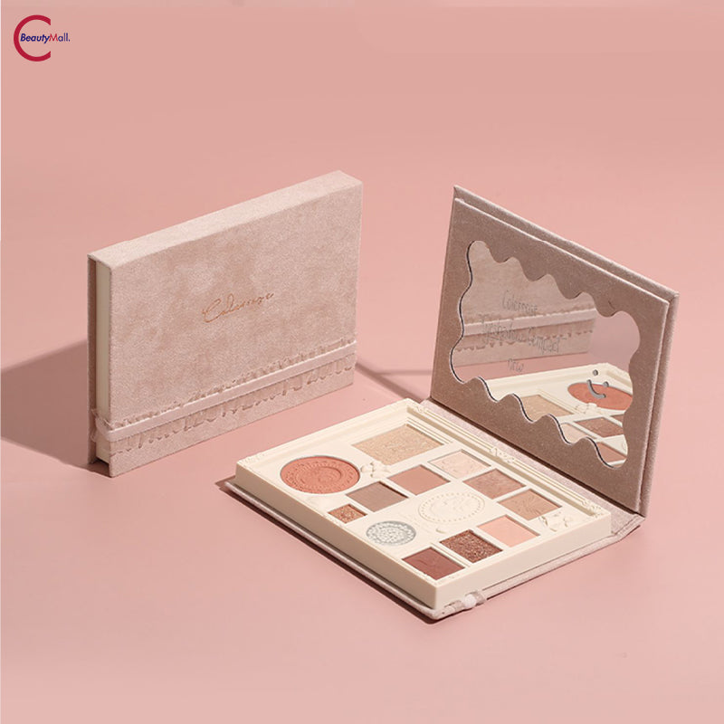 COLORROSE 12 Color Embossed Eyeshadow Palette - Highly Pigmented, Long Lasting Makeup for Day & Night Looks | Perfect for Parties, Weddings & Special Occasions