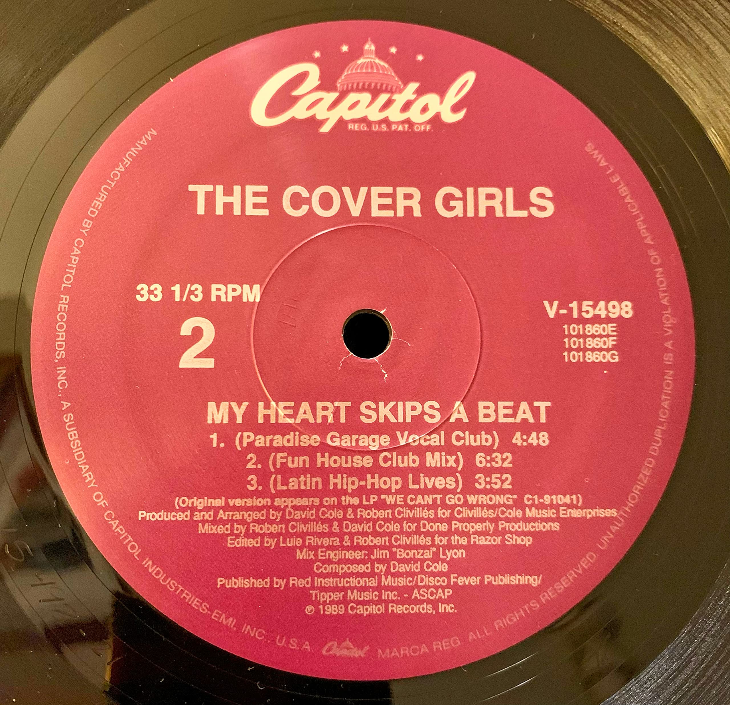 My Heart Skips a Beat (US, 6 Versions) - Vinyl Maxi Single [12''] - Perfect for DJ Sets, Vinyl Collectors, and Retro Music Enthusiasts