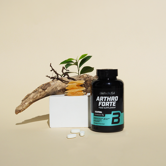 BioTechUSA Arthro Forte Joint Support Supplement - 120 Tablets for Joint Pain Relief & Mobility - Supports Healthy Cartilage & Connective Tissue - Ideal for Athletes & Active Adults