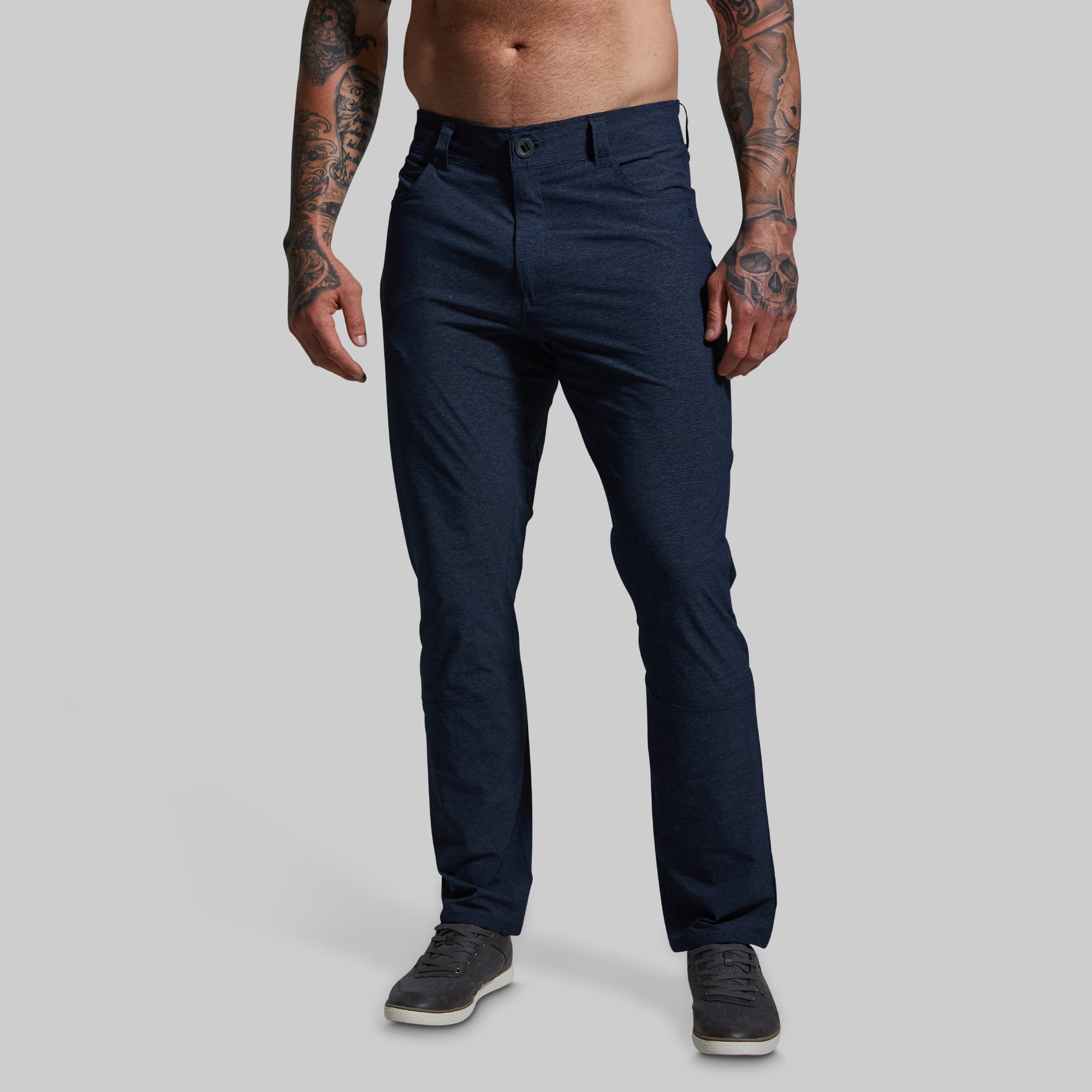 **Men's Traverse Pants - Navy Blue Outdoor Hiking & Travel Adventure Pants for Comfort & Durability**
