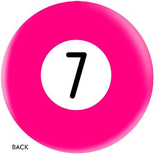 Pink OnTheBallBowling Billiard Bowling Ball - Size 7 for Professional & Casual Play - Perfect for Bowling Alleys, Game Rooms & Home Entertainment