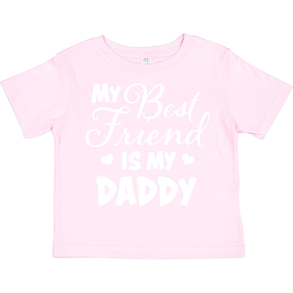 My Best Friend is My Daddy with Hearts Toddler T-Shirt - Perfect for Father's Day, Birthdays, and Family Outings