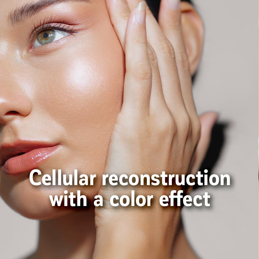 Zermat Eleganzza Reflex Almond Facial Serum with Color - 1.20 Oz | Hydrating & Brightening Face Treatment for Day & Night Use