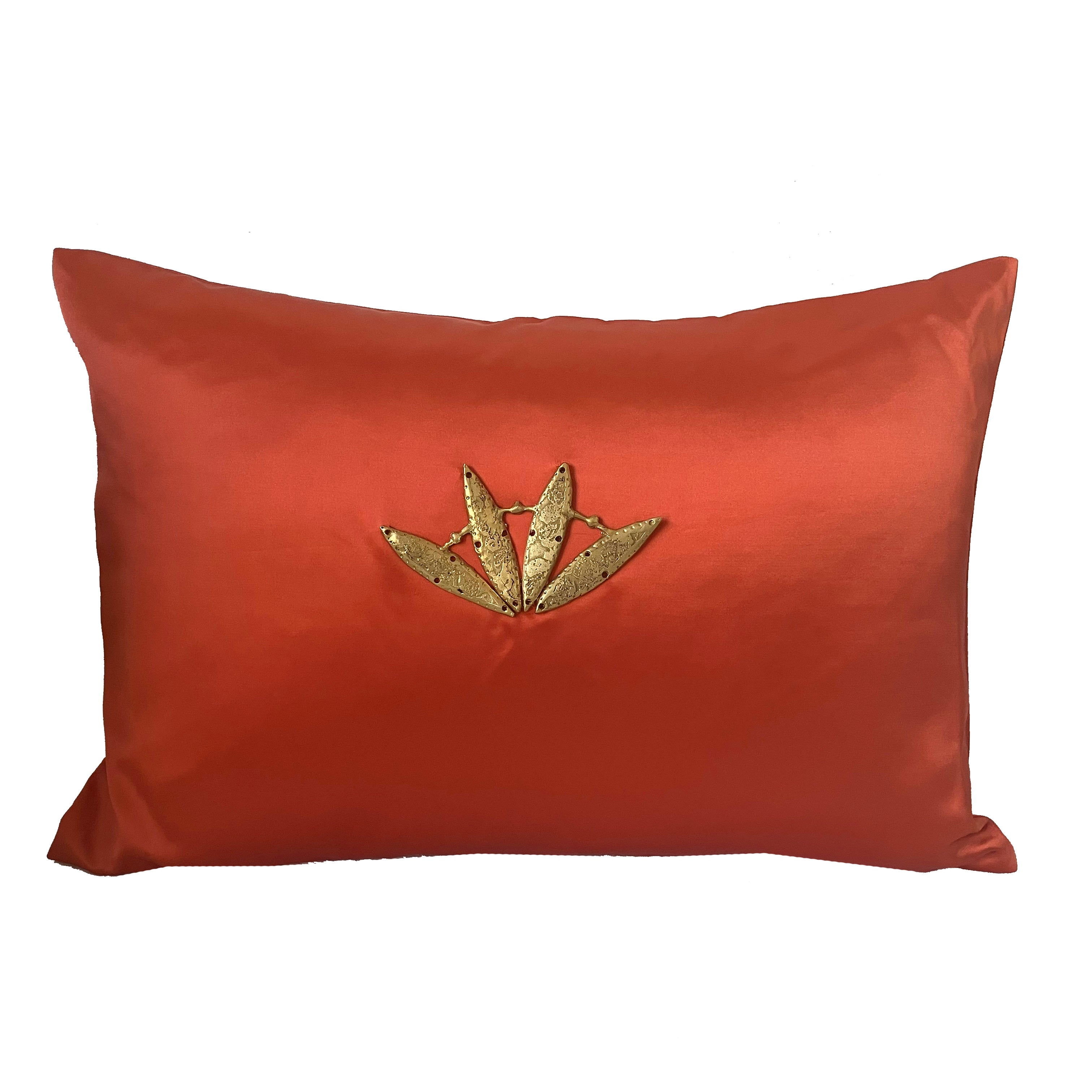 Luxury Minoan Embellished Decorative Throw Pillow - Boho Chic Home Decor for Living Room, Bedroom & Sofa