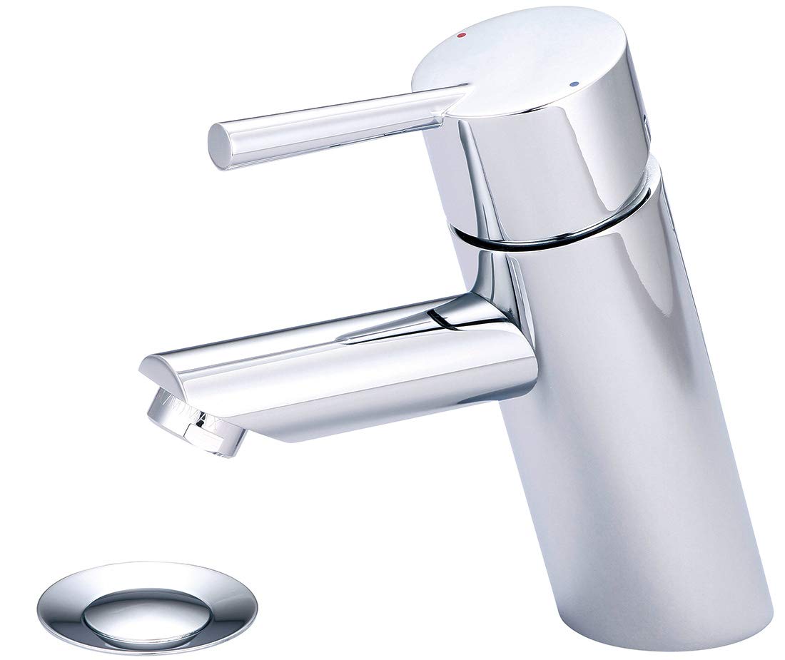 I2 Single Handle Bathroom Faucet - Modern Waterfall Spout Design for Vanity Sinks - Perfect for Home, Hotel & Commercial Use