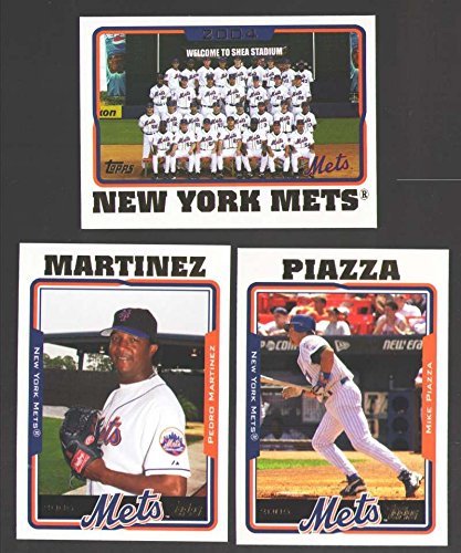 2005 Topps New York Mets Baseball Team Set - Complete Player Cards Collection for MLB Fans & Sports Memorabilia Collectors - Perfect for Display, Trading, and Gift Giving