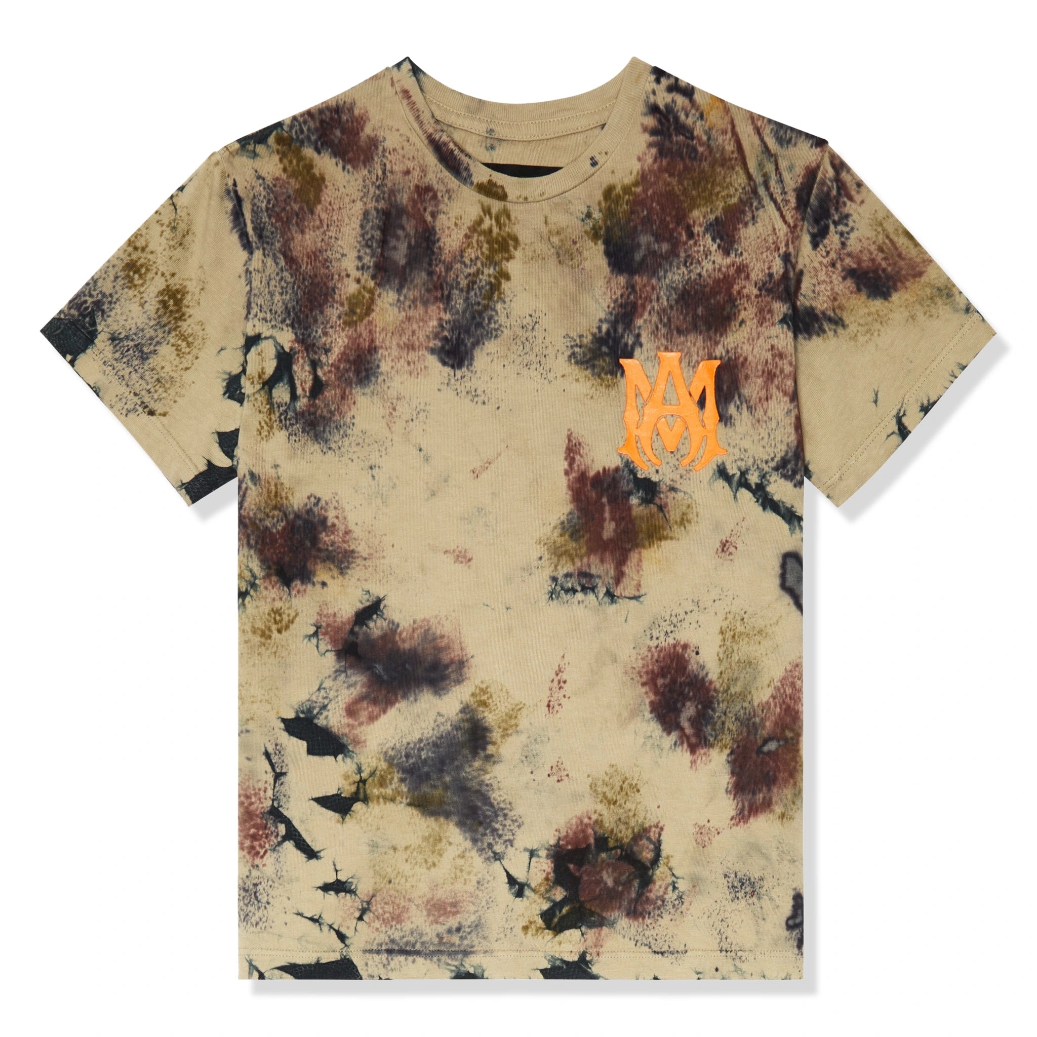 Amiri Kids Bones Tie Dye Green T-Shirt for Boys & Girls - Trendy Graphic Tee for Casual Wear, Street Style & Everyday Outfits