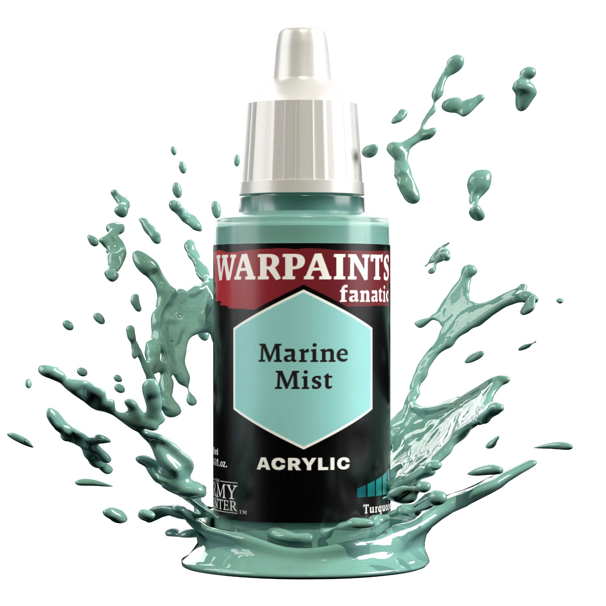 Warpaints Fanatic: Marine Mist - High-Quality Waterproof Face Paint for Cosplay, Halloween & Theatrical Makeup | Perfect for Costume Parties & Special Effects