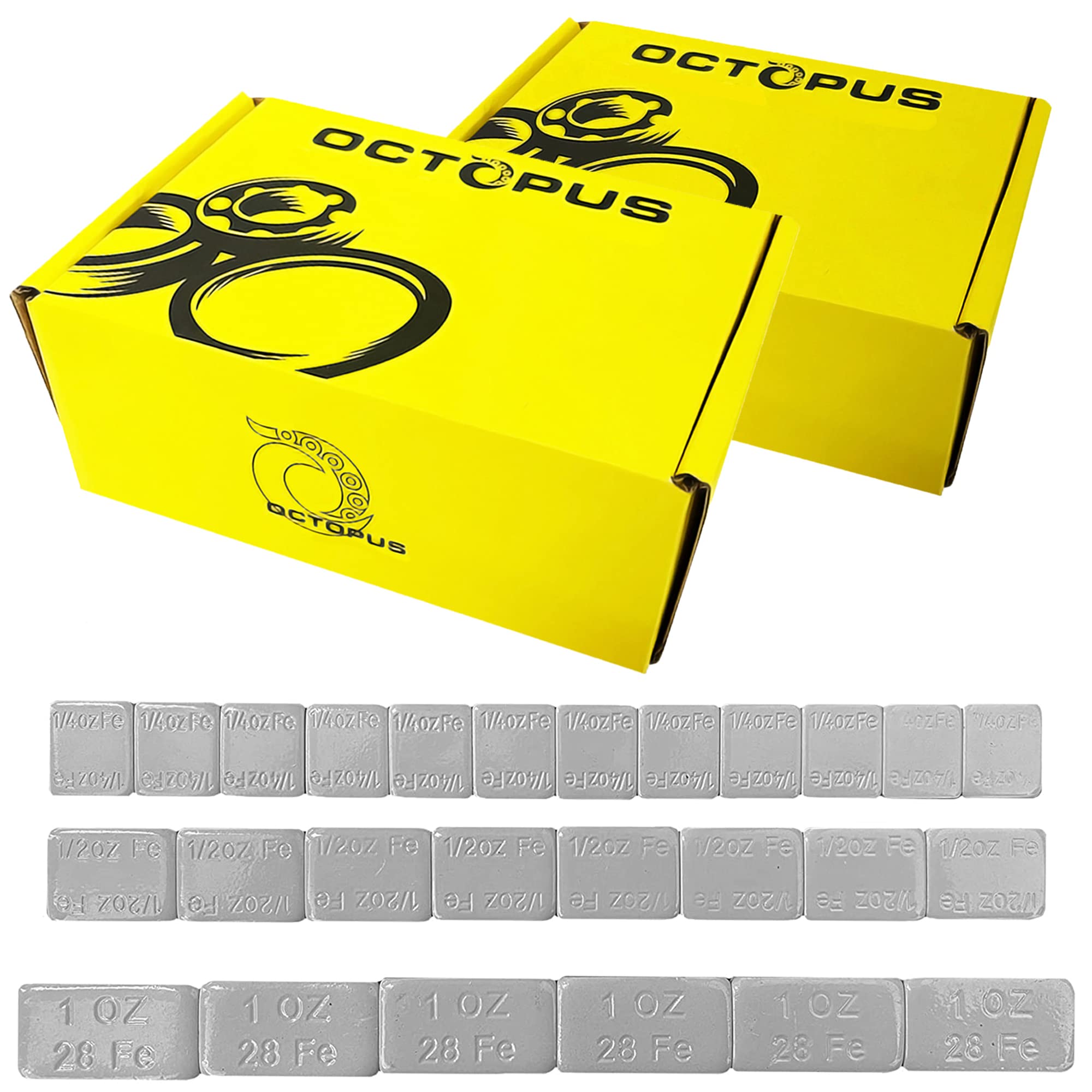 1000Pcs Lead-Free Zinc Gray Coated Wheel Balance Weights for Cars, SUVs, Trucks & Motorcycles – 1oz, 0.5oz, 0.25oz with 3M Adhesive Tape | Durable Stick-On Wheel Balancers for Smooth Ride & Vibration Reduction