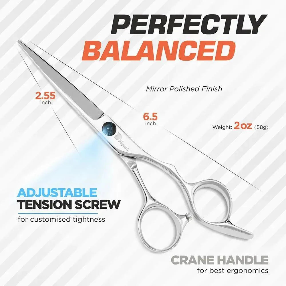 Professional Hair Cutting Scissors - Barber Shears for Precision Haircuts - Salon-Grade Stainless Steel Scissors for Stylists & Home Use - Perfect for Hairdressing, Trimming & Thinning