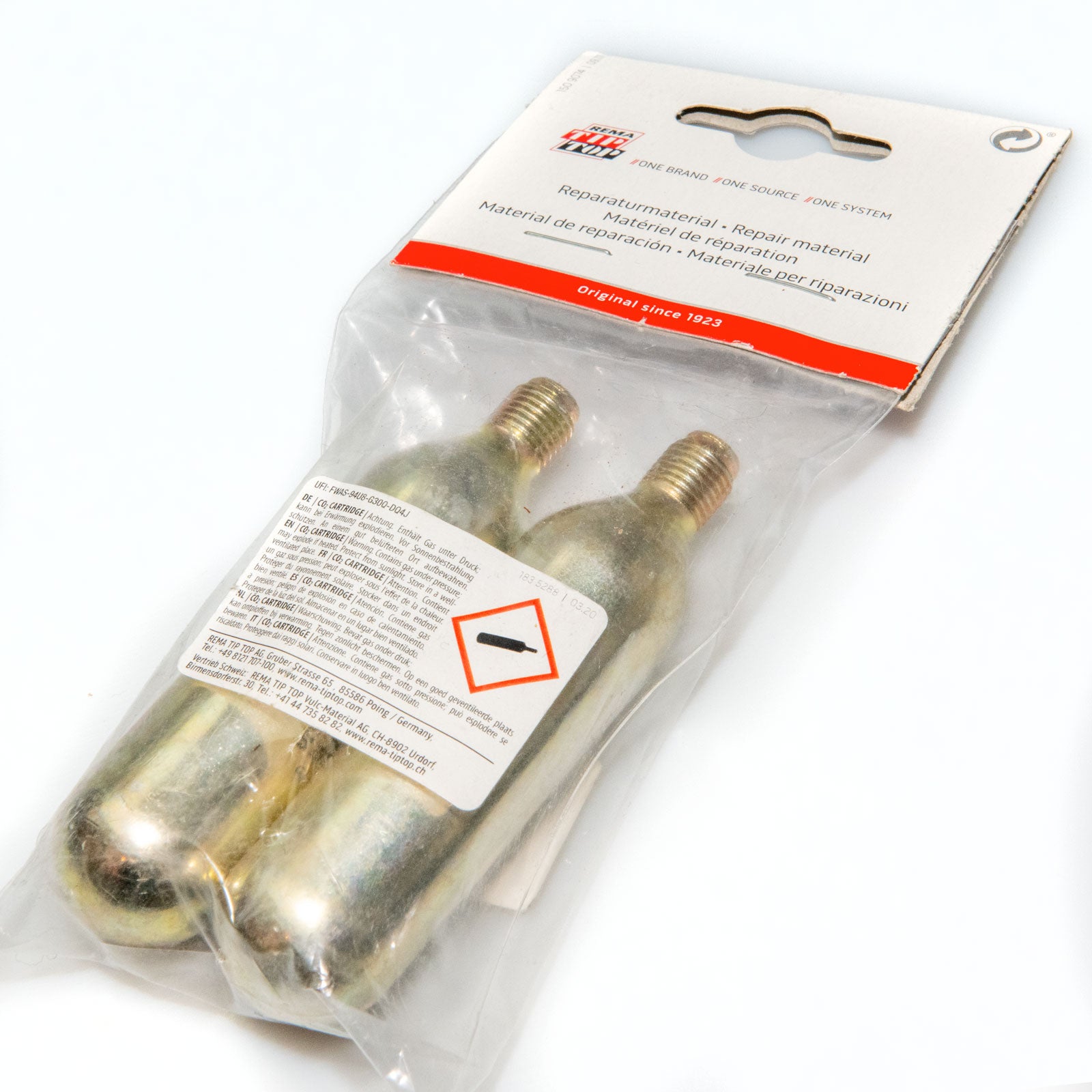 Portable Emergency Tire Repair Kit with CO2 Cartridges - Quick Flat Tire Fix for Cars, Bikes & Motorcycles On The Go